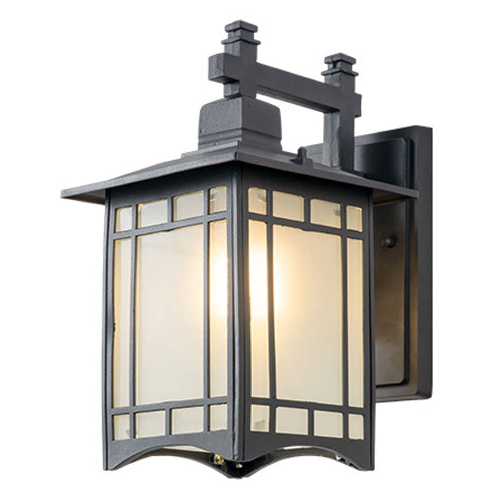 KBUUKYYXouy Outdoor Decoration Wall Lantern, Outdoor Waterproof Yard Lighting Wall Sconce Fixture, Vintage Wall Decoration Wall Lamp, for E27 Corridor, Aisle, Pergola Facade Wall Light