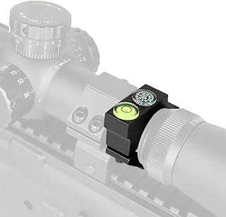 25.4mm Tactical Rifle Airgun Scope Level Ring Bubble with Compass Direction for Airsoft Hunting Gun Rifle Scope Mount - ACEXIER