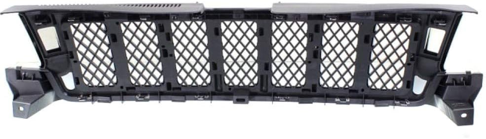 For Jeep Grand Cherokee Grille Assembly 2011 2012 2013 | Chrome Shell with Painted Black Insert | Code MFZ | Overland Model | Plastic | CH1200363 | 57010708AE