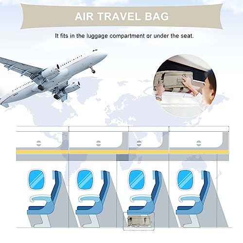 Image of coowoz Carry On Backpack Women Men Travel Backpack Airline Approved Laptop Backpack Sport Rucksack, B-khaki, L, Rucksack