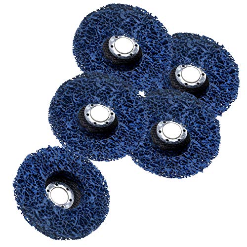 5pc 4.5Inch Poly Abrasive Disk Paint Rust Removal