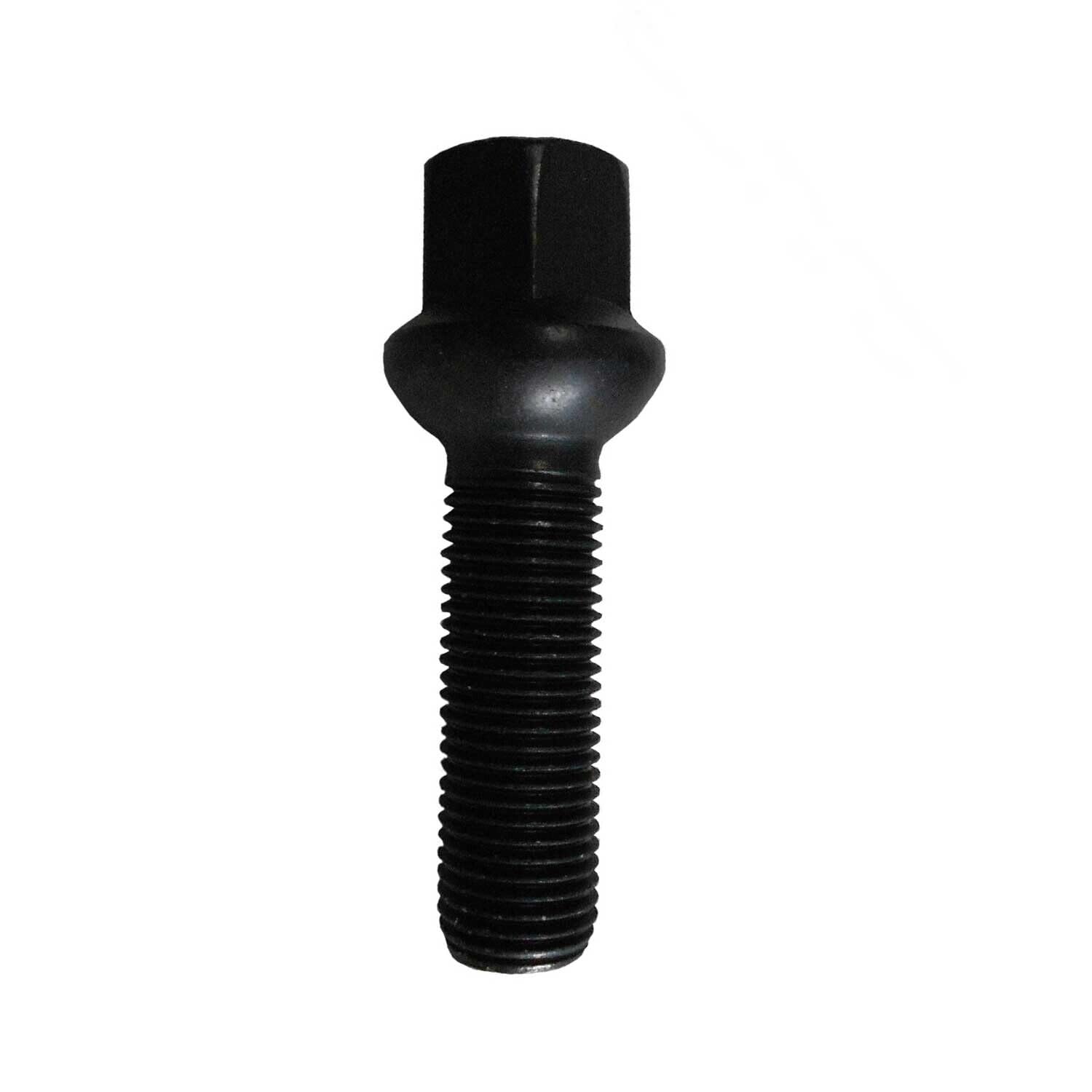 TRACER 20 tornillos de rueda negro R14 M14 x 1,5 60 mm compatible con Volkswagen, Porsche, Audi, Mercedes