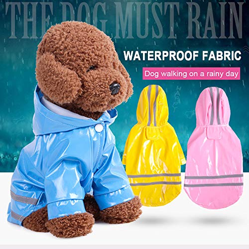 Combinaison à capuche imperméable réfléchissant for petits chiens L - 8