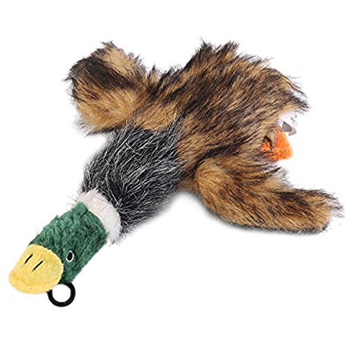 Vicstar - Juguete de peluche para mascotas con sonido de pato salvaje, para masticar y masticar