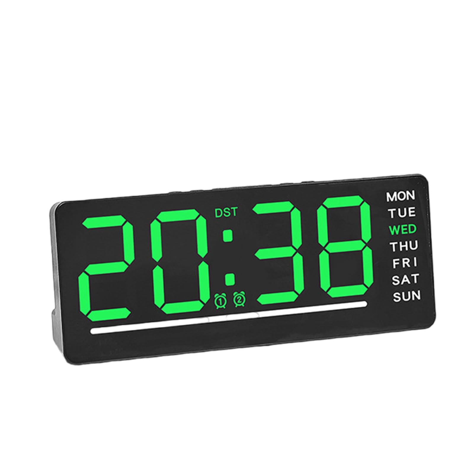 Buxuaaaa Functional Digital Clock with DC5V1A Power Supply and Battery for Reliability Timekeeping in Any Setting Alarm Clock LED Display