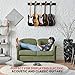 Keeper Bundle-5 Adjustable Hangers Wall Mount Bracket Holders for Acoustic and Electric Guitars