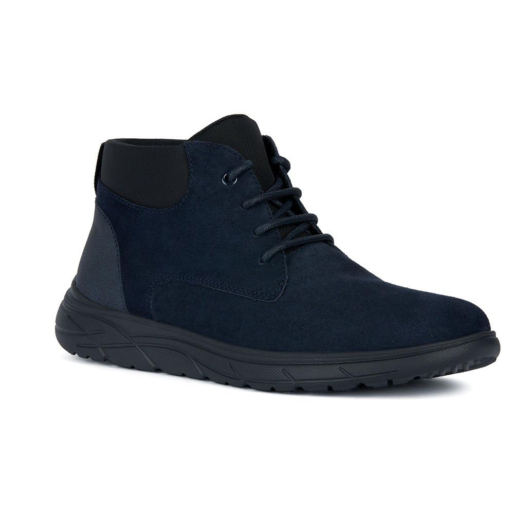 Geox Herren U Portello - Botines, Navy, 45 EU