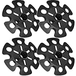 Herreicher Bastones de Trekking Cesta Bolsa de Nie...: 【Gran superficie de contacto】: cesta para bastones con una gran superficie de contacto para un apoyo adicional para evitar que los bastones se hundan demasiado profundamente en terrenos blandos o nieve, y te permiten avanzar suavemente con bastones d...