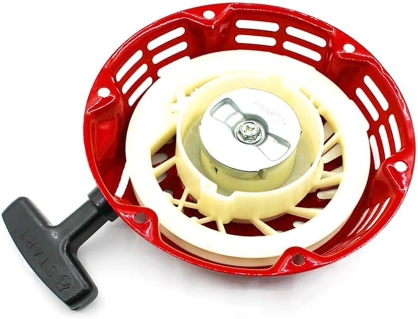 Lawn Mower Engine Rewind Pull Starter with Manual Generator Pull Start Assembly Fit for GX160 GX200 5.5HP 6.5HP
