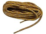54 Inch Yellow Gold-Brown Kevlar proTOUGH(tm) Reinforced Heavy Duty Boot Laces Shoelaces -(2 Pair Pack)