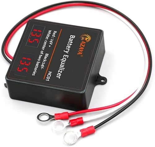 Miniatura 5 de Mazava HC01 - Ecualizador de batería con pantalla LED de tubo de 24 V, balanceador de voltaje para banco de grupo, prolonga la vida, soporta