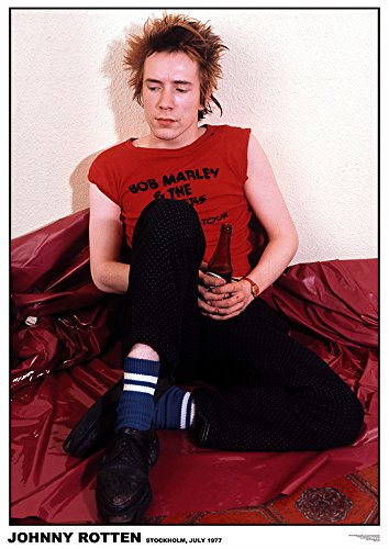 Affiche Sex Pistols souvenir concert punk nostalgie rock poster vintage Johnny Rotten
