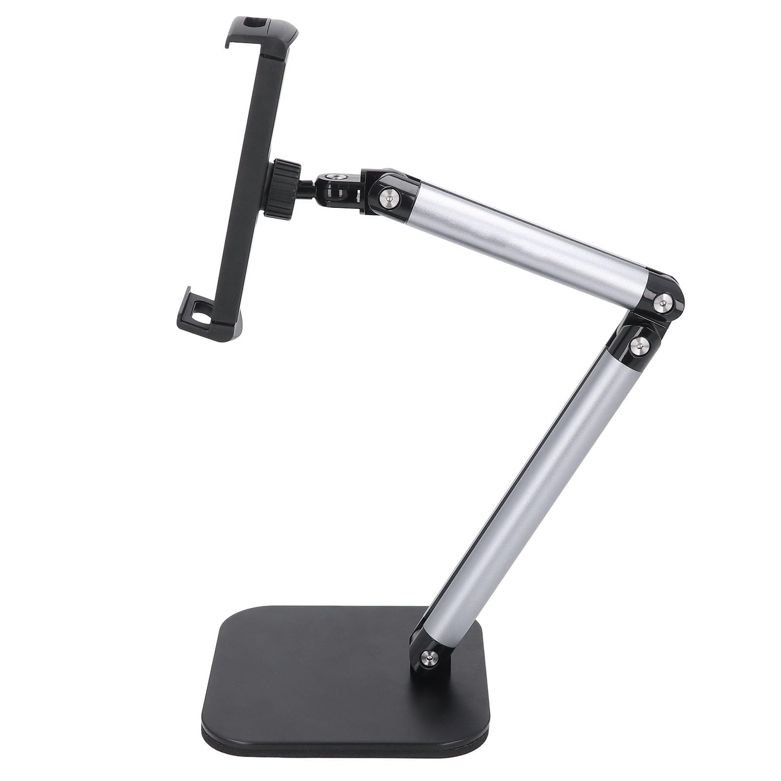 Cryfokt Height Adjustable Tablet Stand with 360° Rotation Feature | Per tablet da 4,7-12,9 pollici, pieghevole per il viaggio, materiale in lega di alluminio premium