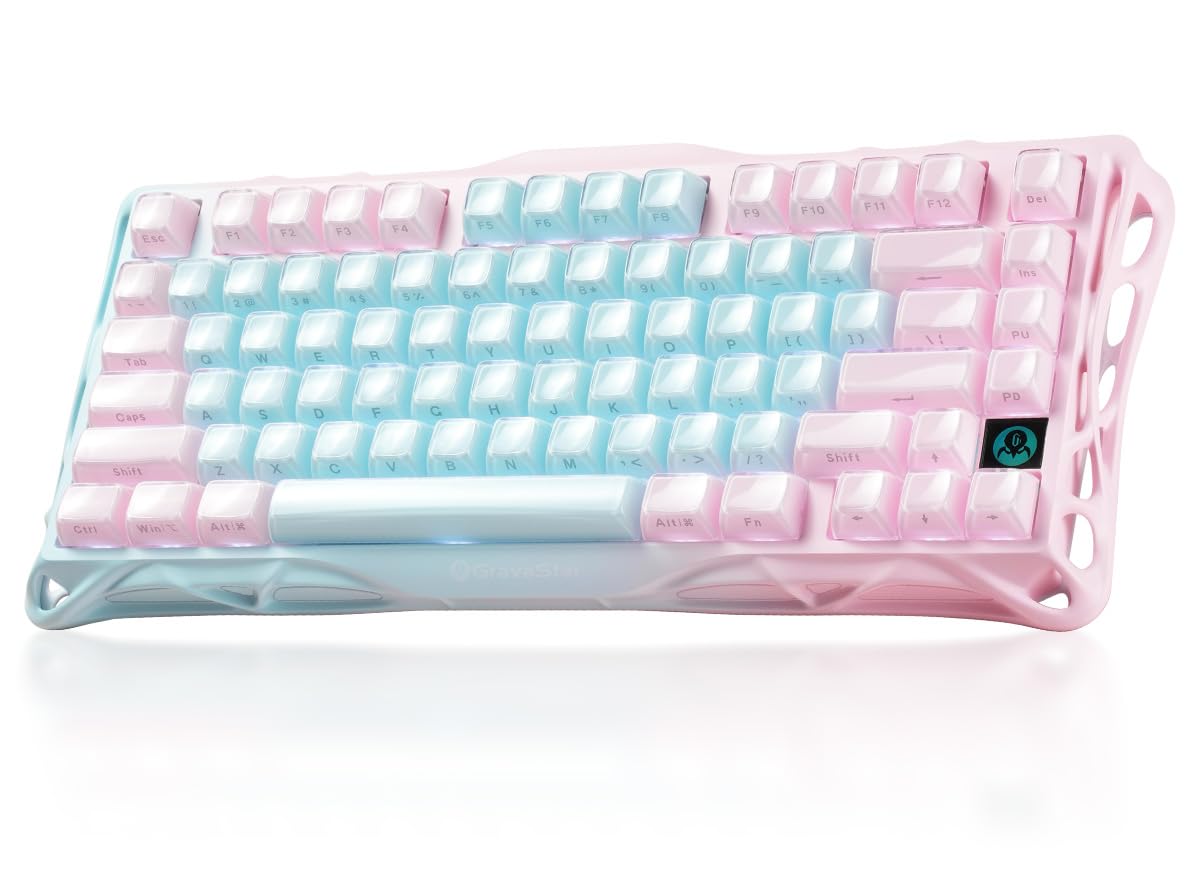 Amazon.com: GravaStar Mercury K1 Lite 75% Gaming Keyboard, 2.4GHz