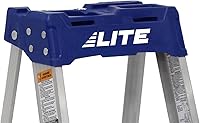 Vista 7 de LITE Escalera de aluminio de 4 pies con bandeja de herramientas, capacidad de carga de 250 libras, tipo I, LP-2111-04