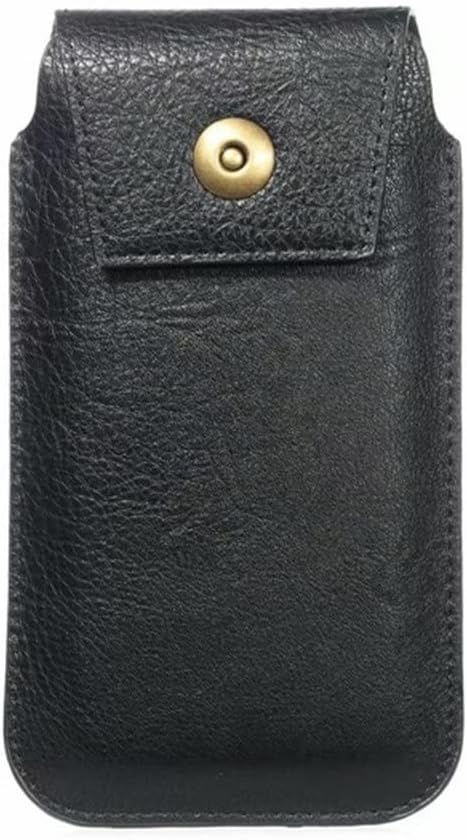 Retro Belt Clip Case Holster Men Waist Bag Belt Clip Phone Case Zipper Card Bag Holster Bag