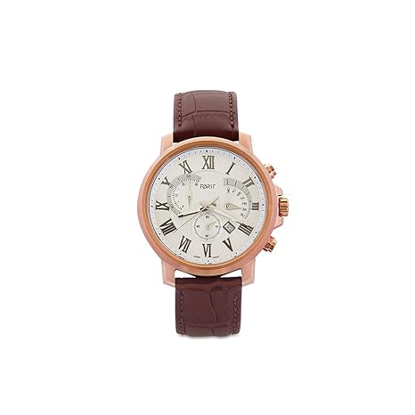 Forst Leather Strap Chronograph Watch for Men