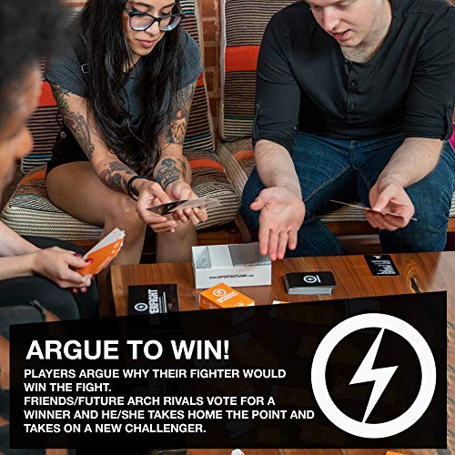 Superfight Orange Deck: 100 Nerdy Cards For The Game Of Absurd Arguments | Expansion Of Super Powers With Super Problems, For Kids Teens Adults, 3 Or More Players Ages 8+ #TOP3