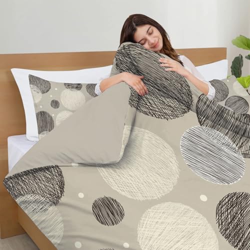 Housse de couette en microfibre premium kaki et taies d'oreiller douces - 7