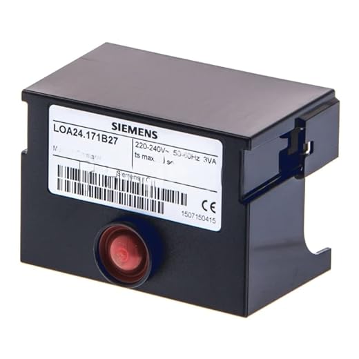 CENTRALITA QUEMADOR CALDERA GASOIL LOA-24 LANDIS ECOFLAM CAJA CONTROL