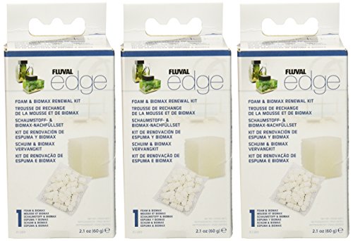 Image of Hagen Fluval Edge Foam Pad and BioMax Renewal Kit, 3PACK