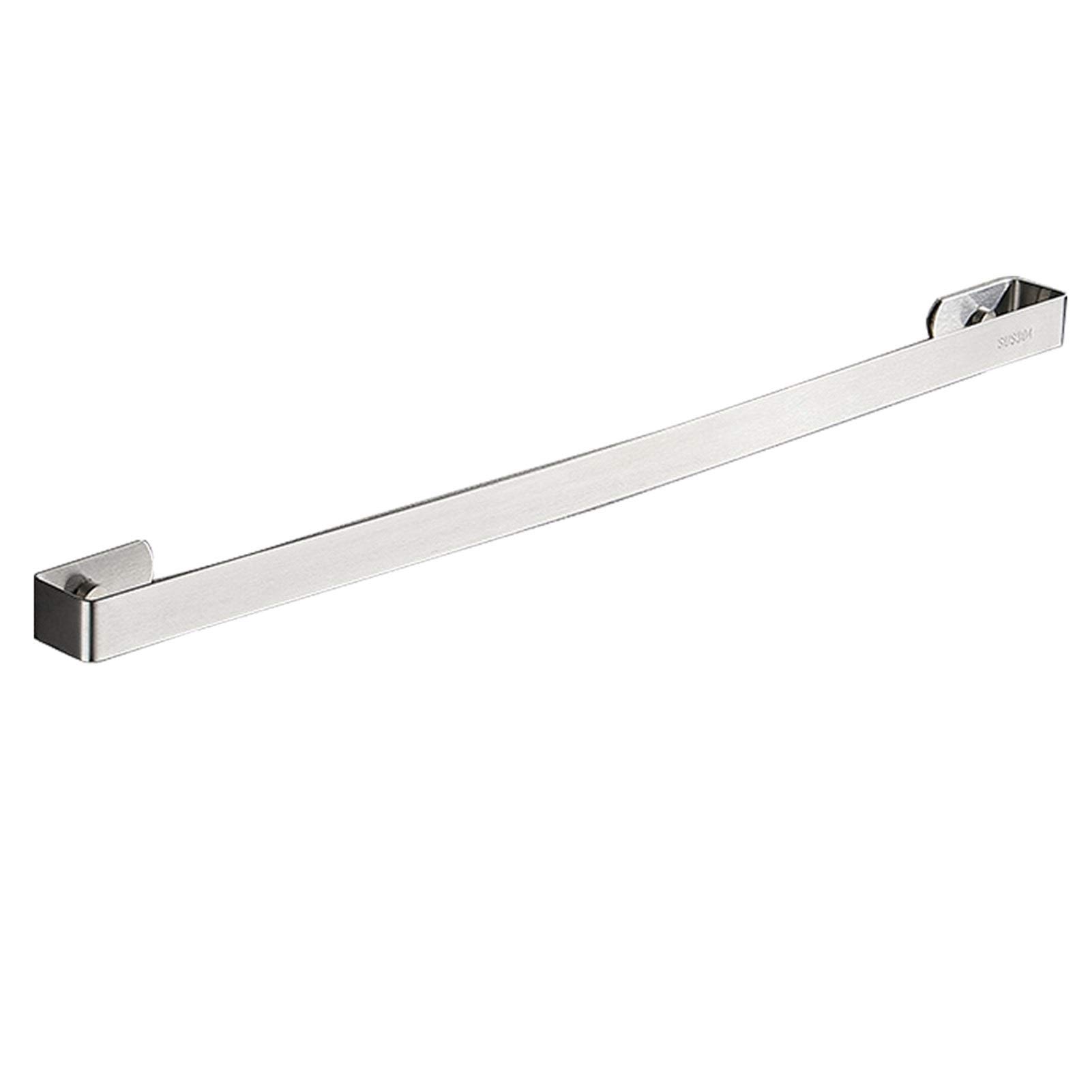 Portasciugamani da parete in acciaio inox, 30 cm, resistente, per bagno e portasciugamani, elegante finitura argentata, design salvaspazio per arredamento moderno
