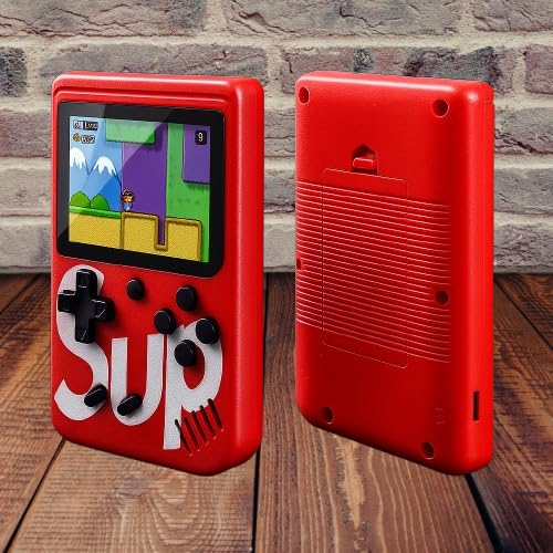 Rechargeable Pocket Video Game for Kids 400 in 1 Retro Game Box Console Handheld Game Box with TV Output, Multicolour 4 51pfNgRuU+L