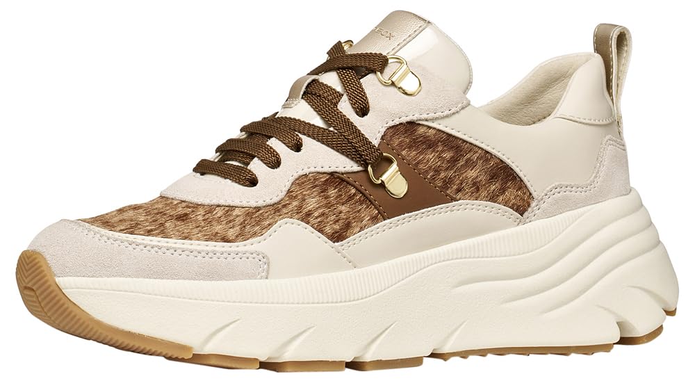 Geox Woman D DIAMANTA E Sneakers Papyrus/LT Sand 38_EU