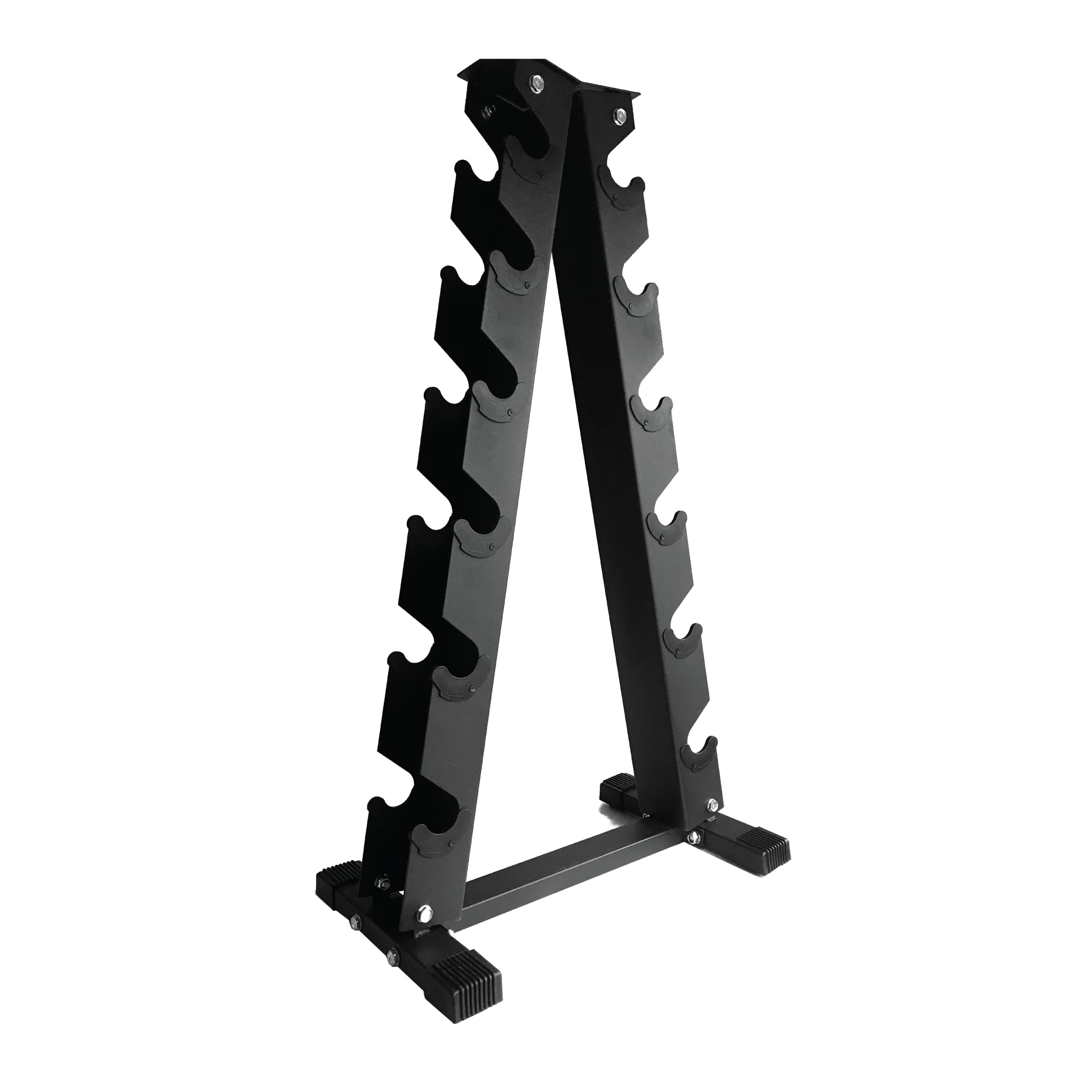 Body Revolution Dumbbell Weight Rack - 6 Tier Hex Dumbbell Rack - Weight Storage Shelf For Dumbbells - Home Gym Equipment For Strength Training And Exercise By