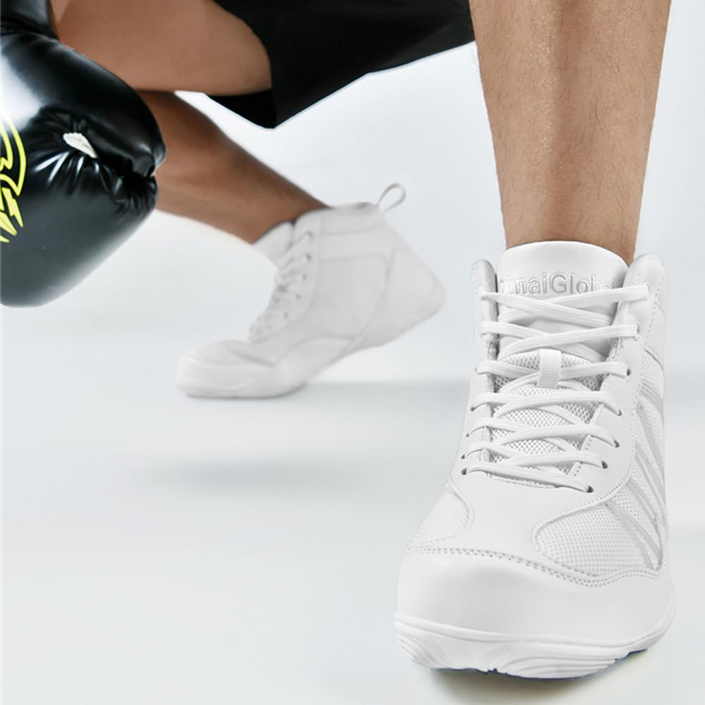 Zapatos de Boxeo para Hombres Antideslizantes Zapatillas de Lucha Libre Zapatos de Lucha Profesional Deportivos Ligeros Unisex