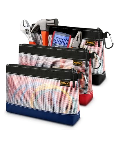 Pochettes à outils transparentes pour boîtes à outils | Organisez vos chantiers et ateliers