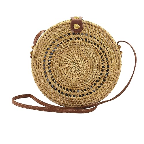 Sac rond en rotin pour un style sans effort lors de vos sorties estivales