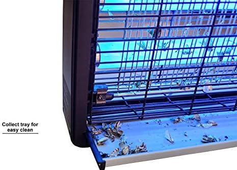 fraxinus Fly Zapper Electric 40W, Insect Mosquito Killer Lamp, 2800V Powerful Killing Grid, No Chemical Safe for Children and Pregnant Women Use, Zap Kill Catch Trap Flying Insects, Wasp.