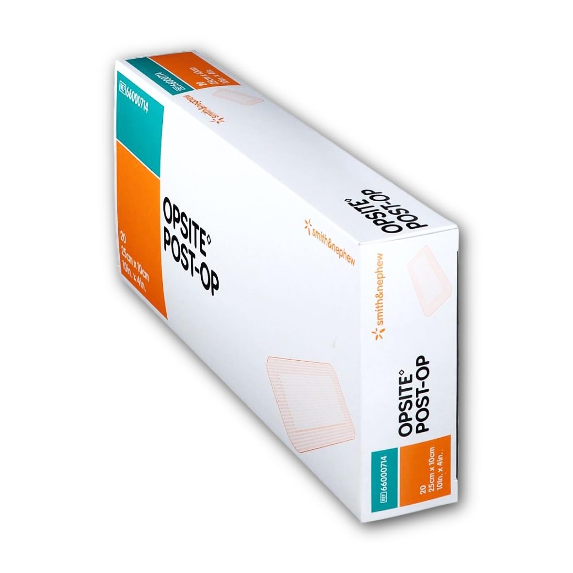 Opsite Pos opatrunki operacyjne, opakowanie 20 sztuk, 25 cm x 10 cm (10 cali x 4 cale)