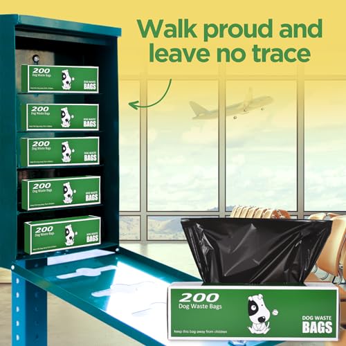 Image of The Original Poop Bags Dog Poop Bags Rolls - Commercial Bulk Recycled Poop Bags for Dogs, Heavy-Duty Waste Bag Refills, Black, 2,000 Count