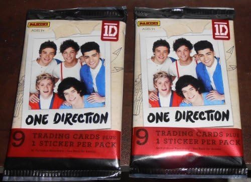 2013 - 2 PACKS - ONE DIRECTION TRADING CARDS (18 CARDS & 2 STICKERS) by Panini