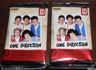 2013 - 2 PACKS - ONE DIRECTION TRADING CARDS (18 CARDS & 2 STICKERS) by Panini