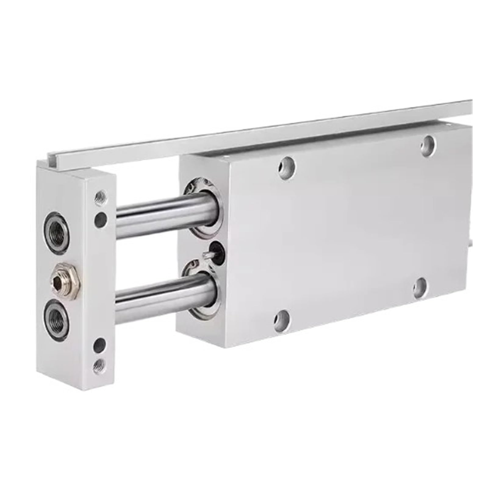 Vérin pneumatique compact STWB16X150S double tige cylindre guidé