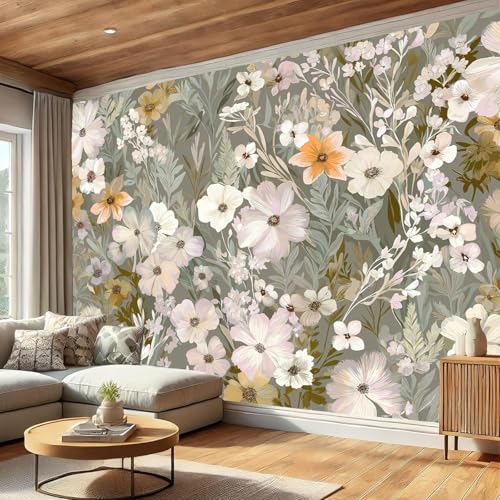 Tapisserie Poster Geant Mural Effet Peinture à l'Huile Vintage - 4