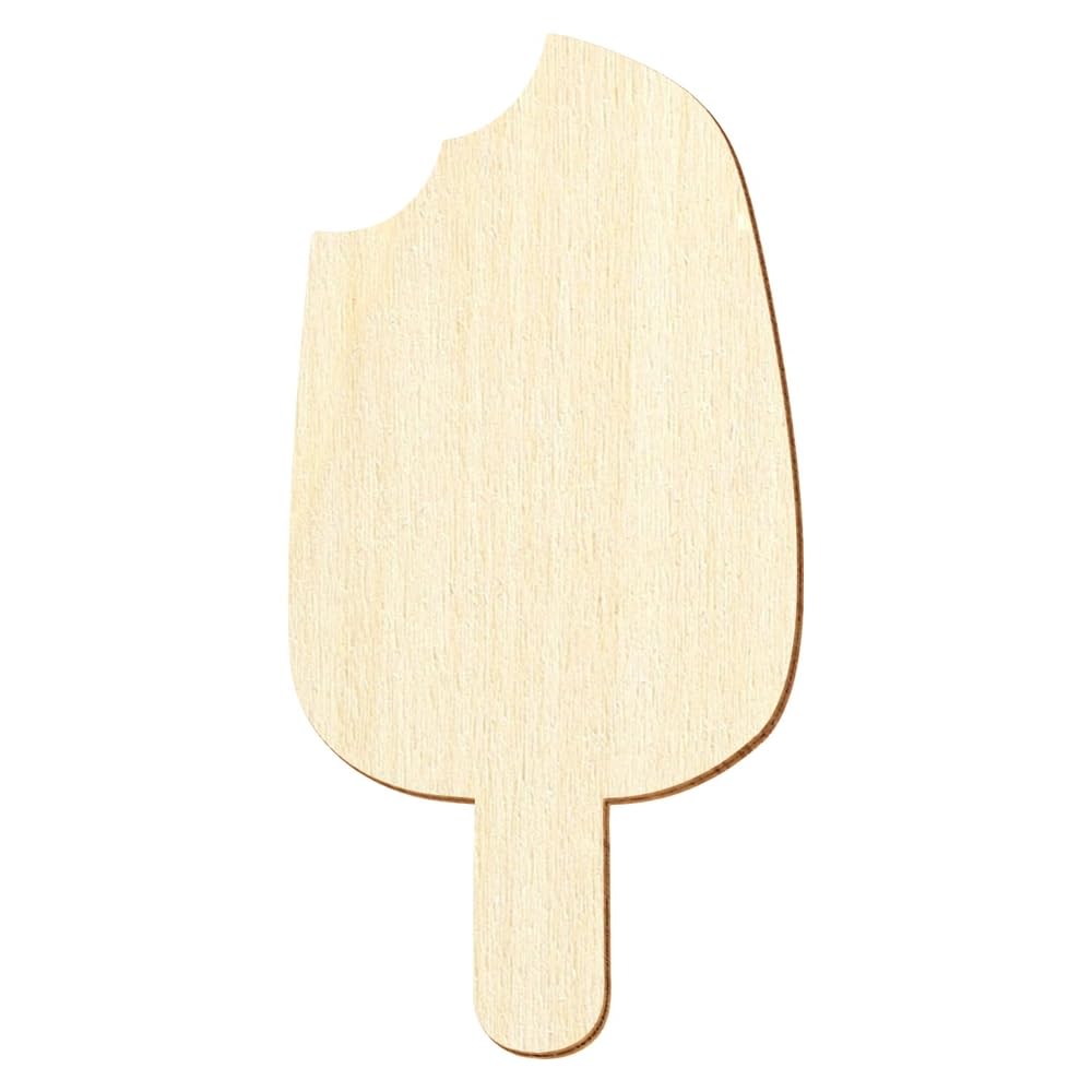 Palos de helado de madera V3, decoración para manualidades, 3-50 cm, paquete con 25 unidades, altura: 49 cm