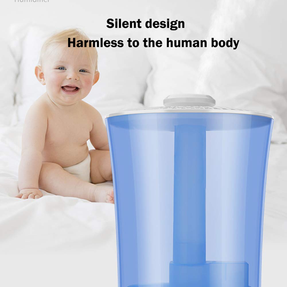 humidificador ultrasónico, Gran diámetro/Humedad Constante Inteligente/purificación de Iones Negativos/Pantalla LED/con Control Remoto/Apagado automático/sincronización