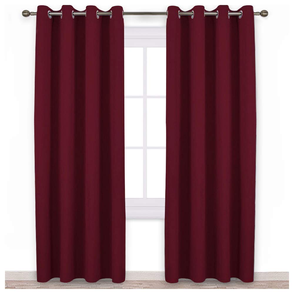 VENOM Silk Solid Grommet Blackout Window Curtain Pack of 2 Piece with 3 Layers Weaving Technology Thermal Insulated, Width 4 X 5 Feet Length, Burgundy (B08XYRJZ5J) Amazon Price History, Amazon Price Tracker