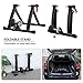Yaheetech Magnetic Bike Trainer Stand w/ 6 Speed Level Wire Control Adjuster,Noise Reduction,Quick-Release & Front Wheel Riser Resistance Foldable Bicycle Exercise Stand for Mountain & Road Bikes