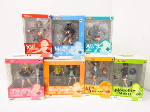 けいおん！　フィギュア7点セット 7体セットけいおんフィギュア