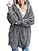 luvamia Warm Jackets for Women Women's Oversized Jacket Jackets for Women Fashion Winter Coat Womens Oversized Outfits Steel Gray Size X-Large Size 16 Size 18