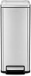 Step N’ Sort Poubelle de recyclage slim de 43L (2 x 21,5L) – Poubelle de cuisine à fermeture douce – Acier inoxydable gain de place – Seaux amovibles
