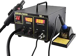 Estação de solda e retrabalho digital 2em 1 - HK-701X