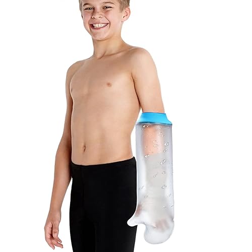 Miniatura 7 de Fundas fundidas para brazo de ducha para niños, impermeables, suaves, cómodas, sello hermético para mantener las heridas secas, fundas protectoras