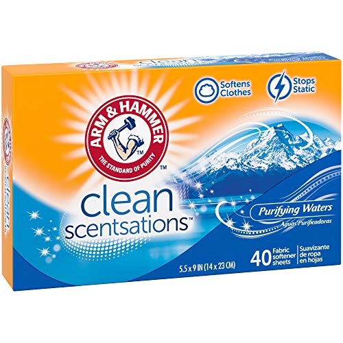 ARM & HAMMER Fabric Softener Sheets, 40 sheets, Purifying Waters - image 9