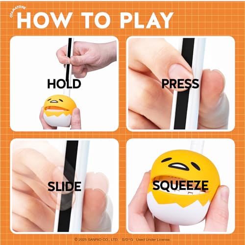 Image of Otamatone Special Edition Sanrio (Gudetama) - Fun Electronic Musical Toy Synthesizer Instrument by Maywa Denki (Official Licensed) [Includes Song Sheet and English Instructions]
